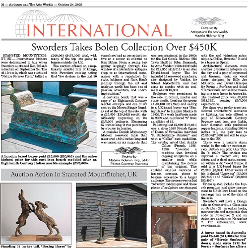 Modern & Contemporary Art Goes Up At Sworders Auction September